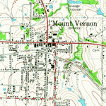 United States Geological Survey Mount Vernon, TX (1964, 24000-Scale) digital map