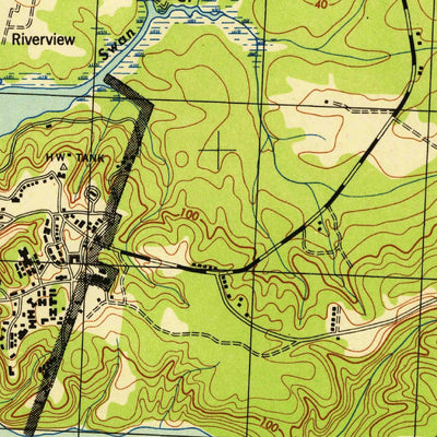 United States Geological Survey Mount Vernon, VA-MD (1944, 31680-Scale) digital map