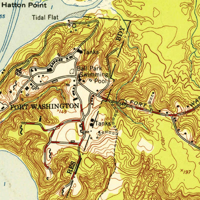 United States Geological Survey Mount Vernon, VA-MD (1951, 24000-Scale) digital map