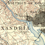 United States Geological Survey Mount Vernon, VA-MD-DC (1890, 125000-Scale) digital map