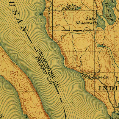 United States Geological Survey Mount Vernon, WA (1911, 125000-Scale) digital map