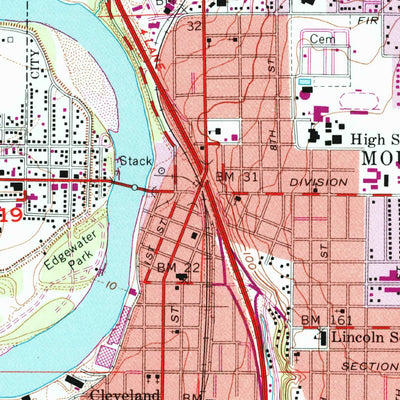 United States Geological Survey Mount Vernon, WA (1956, 24000-Scale) digital map