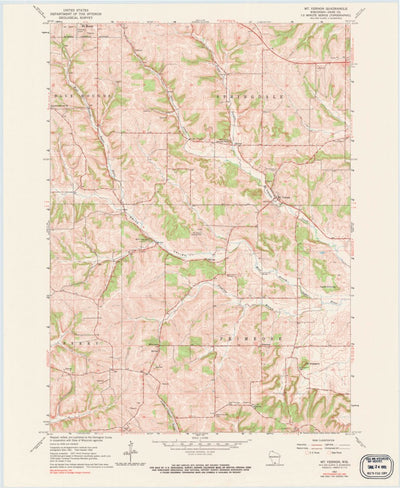 United States Geological Survey Mount Vernon, WI (1962, 24000-Scale) digital map
