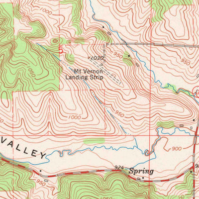 United States Geological Survey Mount Vernon, WI (1962, 24000-Scale) digital map