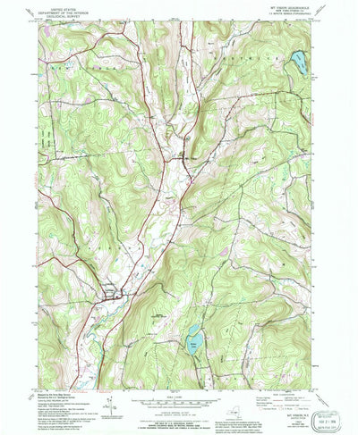 United States Geological Survey Mount Vision, NY (1943, 24000-Scale) digital map