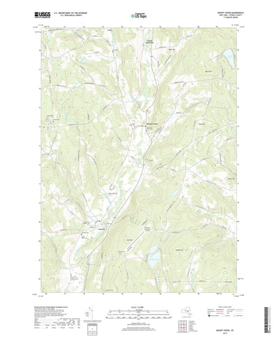 United States Geological Survey Mount Vision, NY (2019, 24000-Scale) digital map