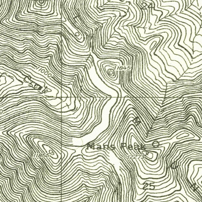 United States Geological Survey Mount Waas, UT (1954, 24000-Scale) digital map