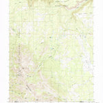 United States Geological Survey Mount Waas, UT (1985, 24000-Scale) digital map