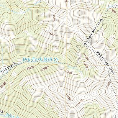 United States Geological Survey Mount Waas, UT (2020, 24000-Scale) digital map