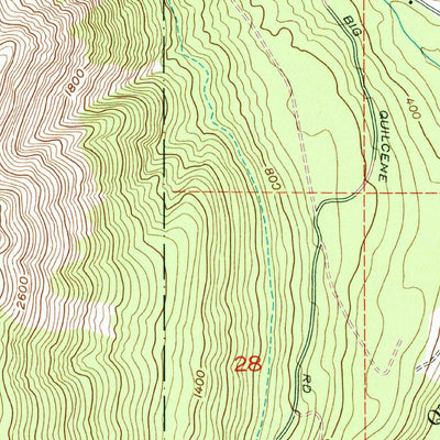 United States Geological Survey Mount Walker, WA (1953, 24000-Scale) digital map