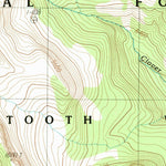 United States Geological Survey Mount Wallace, MT (1987, 24000-Scale) digital map