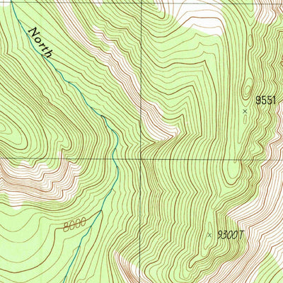 United States Geological Survey Mount Wallace, MT (1987, 24000-Scale) digital map