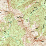 United States Geological Survey Mount Wallace, MT-WY (1940, 62500-Scale) digital map