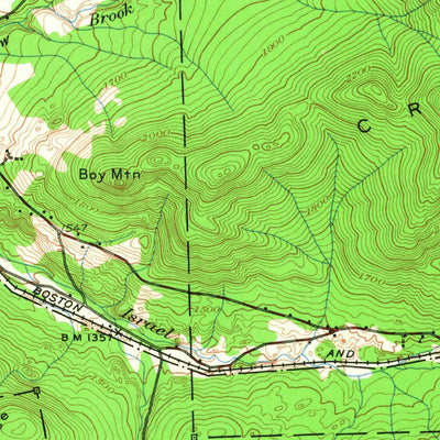 United States Geological Survey Mount Washington, NH (1935, 62500-Scale) digital map