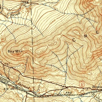 United States Geological Survey Mount Washington, NH (1938, 62500-Scale) digital map