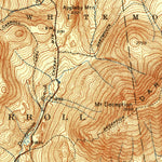 United States Geological Survey Mount Washington, NH (1938, 62500-Scale) digital map