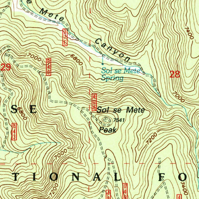United States Geological Survey Mount Washington, NM (1995, 24000-Scale) digital map