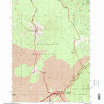 United States Geological Survey Mount Washington, OR (1997, 24000-Scale) digital map