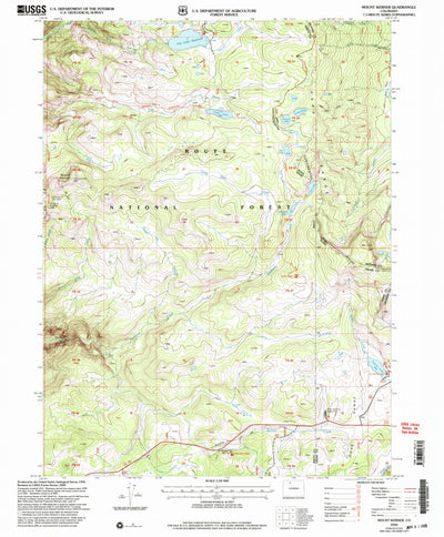 United States Geological Survey Mount Werner, CO (2000, 24000-Scale) digital map