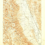 United States Geological Survey Mount Whitney, CA (1919, 125000-Scale) digital map