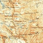 United States Geological Survey Mount Whitney, CA (1919, 125000-Scale) digital map