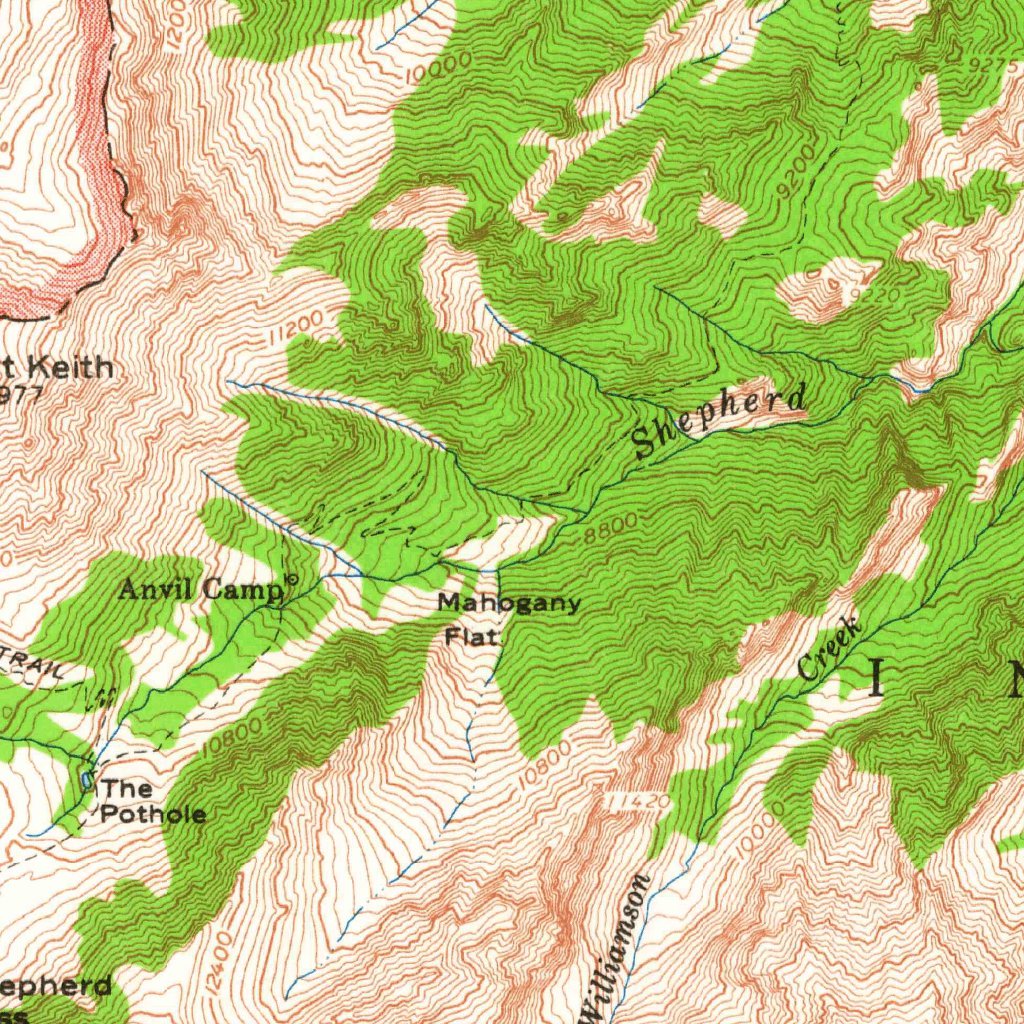 Mount Whitney, CA (1956, 62500-Scale) Map by United States Geological ...