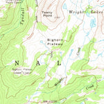 United States Geological Survey Mount Whitney, CA (1967, 62500-Scale) digital map