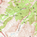 United States Geological Survey Mount Whitney, CA (1967, 62500-Scale) digital map