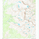 United States Geological Survey Mount Whitney, CA (1993, 24000-Scale) digital map