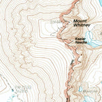 United States Geological Survey Mount Whitney, CA (1993, 24000-Scale) digital map