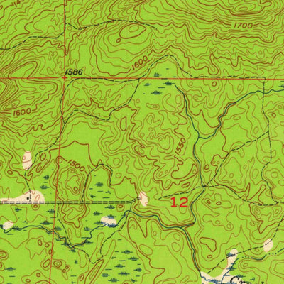United States Geological Survey Mount Whittlesey, WI (1956, 24000-Scale) digital map