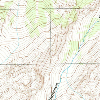 United States Geological Survey Mount Williamson, CA (1984, 24000-Scale) digital map