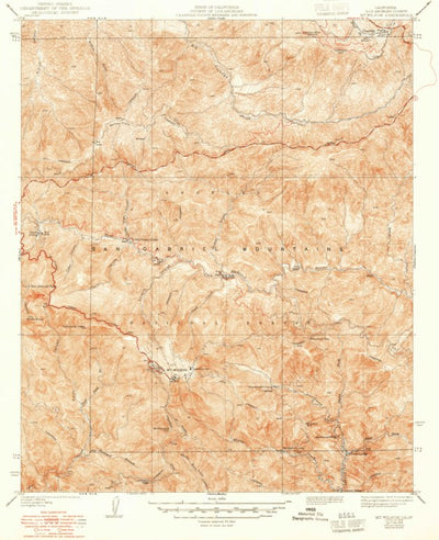 United States Geological Survey Mount Wilson, CA (1939, 24000-Scale) digital map