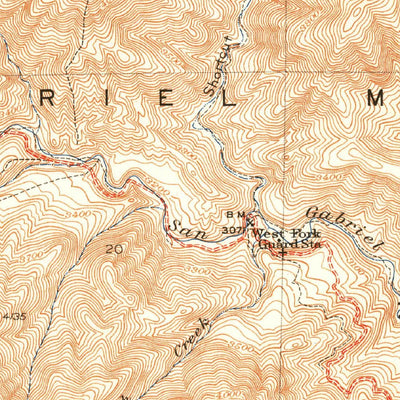 United States Geological Survey Mount Wilson, CA (1939, 24000-Scale) digital map