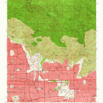 United States Geological Survey Mount Wilson, CA (1953, 24000-Scale) digital map