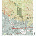 United States Geological Survey Mount Wilson, CA (1995, 24000-Scale) digital map