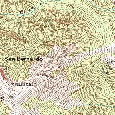 United States Geological Survey Mount Wilson, CO (1953, 24000-Scale) digital map