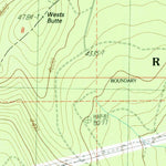 United States Geological Survey Mount Wilson, OR (1985, 24000-Scale) digital map