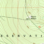 United States Geological Survey Mount Wilson, OR (1996, 24000-Scale) digital map