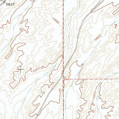 United States Geological Survey Mount Wilson SW, NV (1970, 24000-Scale) digital map
