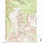 United States Geological Survey Mount Wood, MT (1996, 24000-Scale) digital map