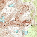 United States Geological Survey Mount Wood, MT (1996, 24000-Scale) digital map