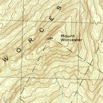 United States Geological Survey Mount Worcester, VT (1999, 24000-Scale) digital map