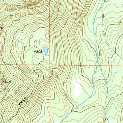 United States Geological Survey Mount Wow, WA (1971, 24000-Scale) digital map