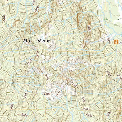 United States Geological Survey Mount Wow, WA (2020, 24000-Scale) digital map