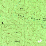 United States Geological Survey Mount Wrightson, AZ (1981, 24000-Scale) digital map