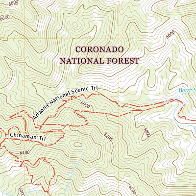 United States Geological Survey Mount Wrightson, AZ (2021, 24000-Scale) digital map