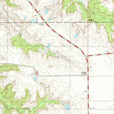 United States Geological Survey Mount Zion, IA (1981, 24000-Scale) digital map