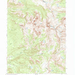 United States Geological Survey Mount Zirkel, CO (1955, 24000-Scale) digital map