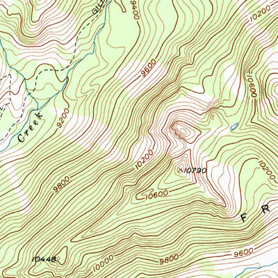 United States Geological Survey Mount Zirkel, CO (1955, 24000-Scale) digital map